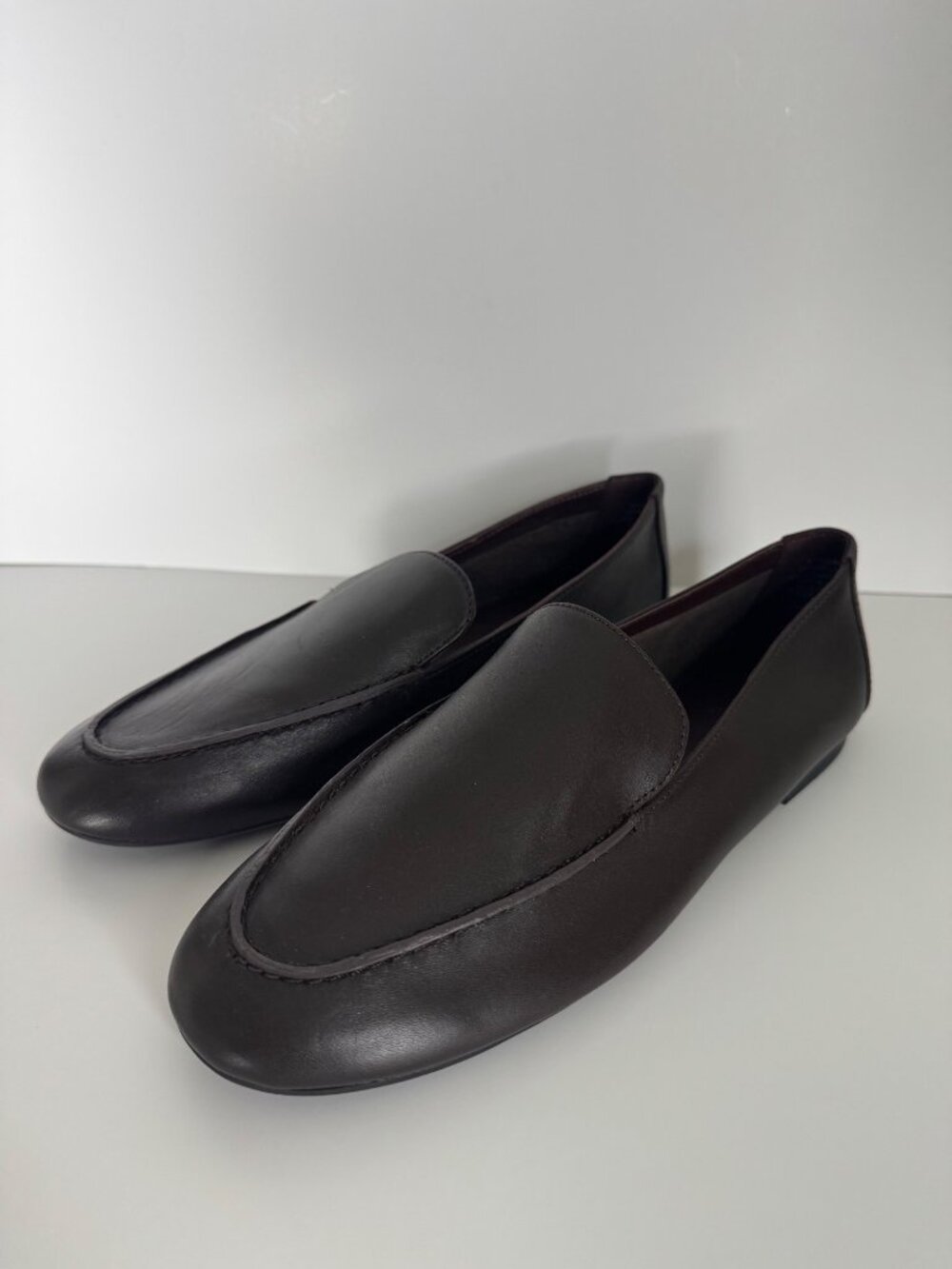 Madewell The Dolli Glove Loafer in Dark Brown Carob Leather $148 Women's Size 9 - Picture 3 of 6
